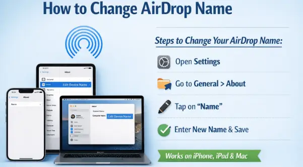How to Change AirDrop Name